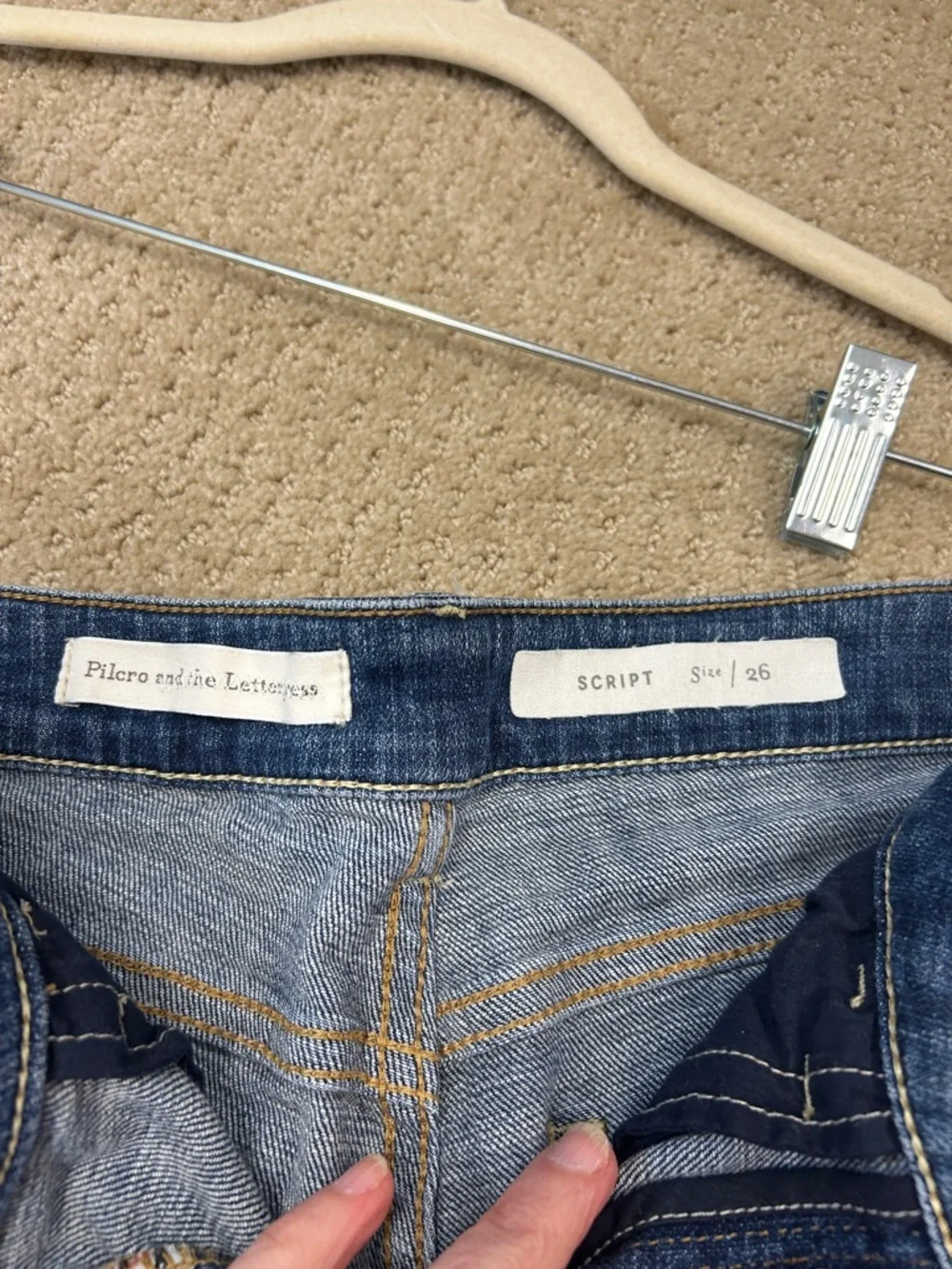 Anthropologie Women's Blue Denim Jean Shorts - Picture 2 of 2